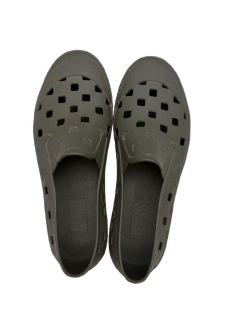 Vans Men's Slip-On Trk Shoes in Olive size 9